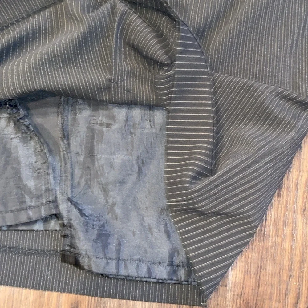 Rafaella black pinstripe skirt size 10